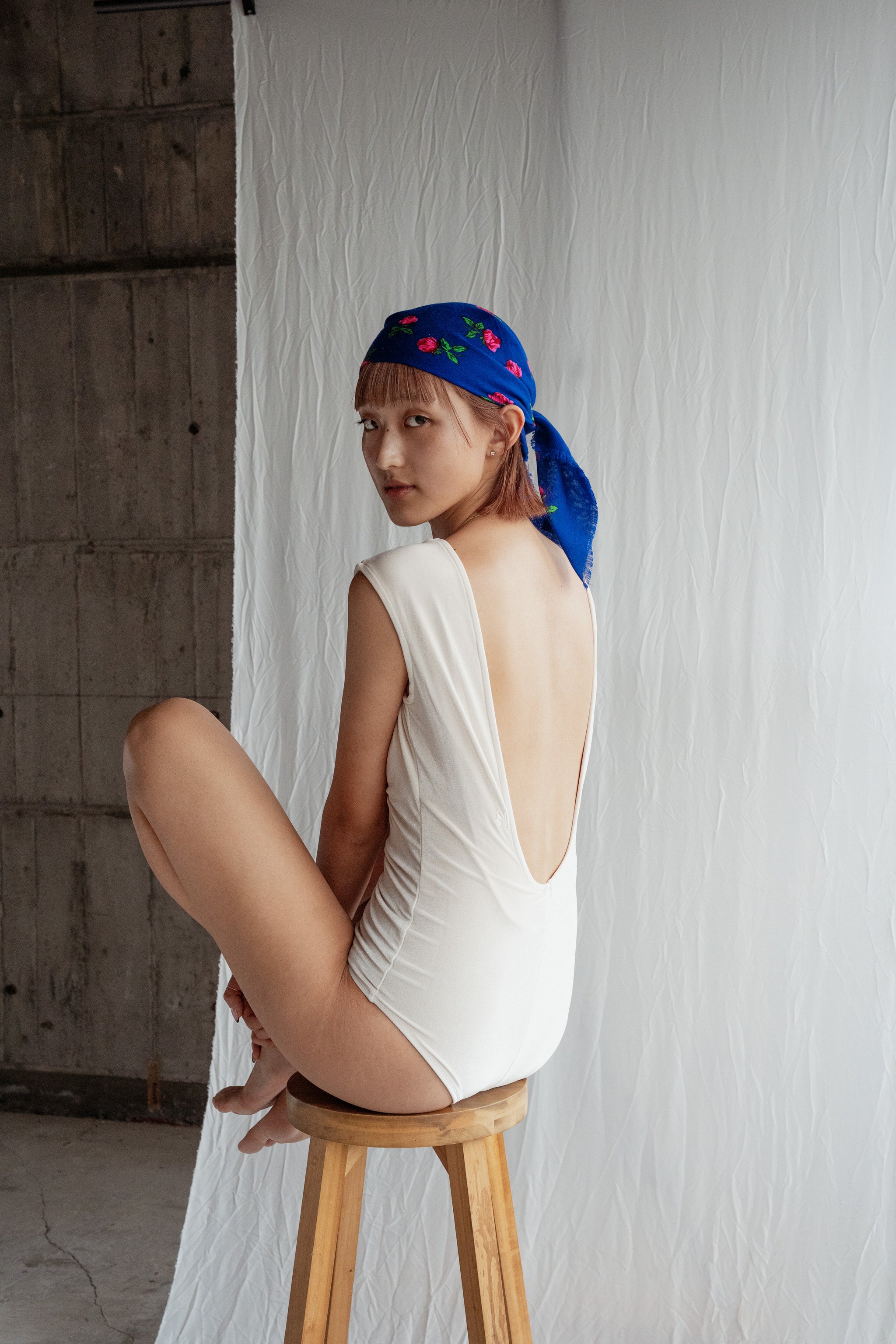 velour onepiece -ivory- – HALLELUJAH SWIM