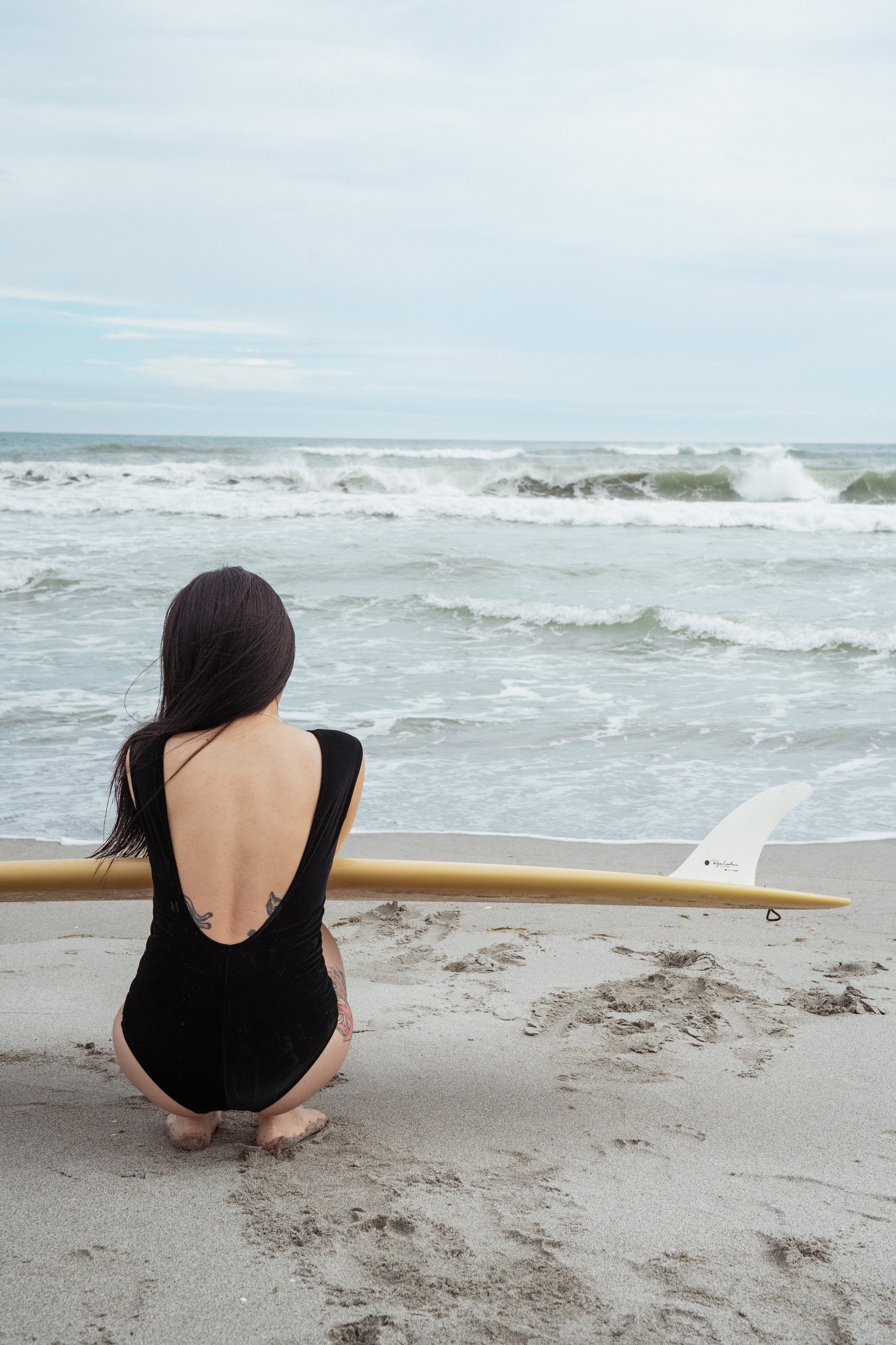velour onepiece -black- – HALLELUJAH SWIM